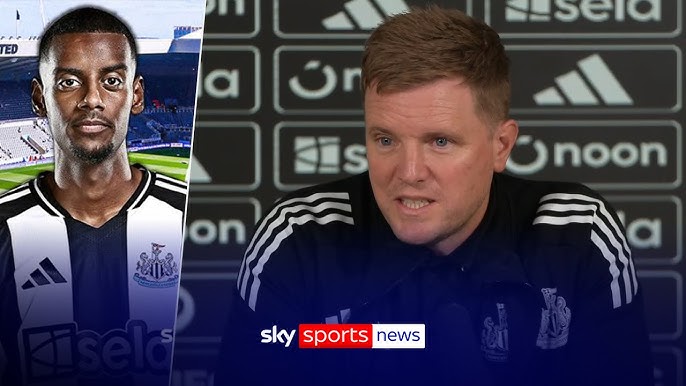 Eddie Howe "in the dark" on Alexander Isak transfer 