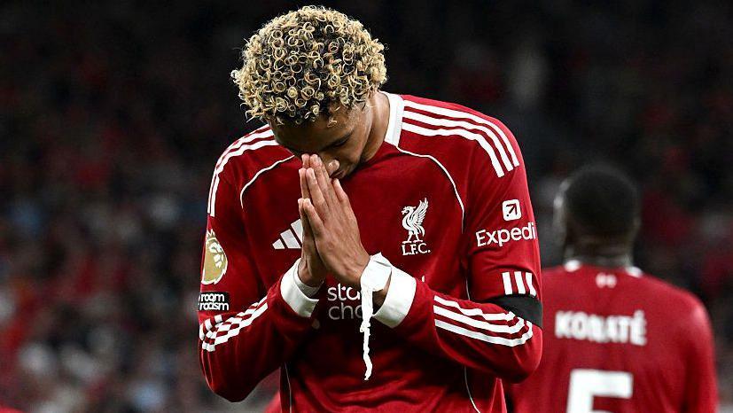 Jeremie Frimpong couldn’t believe what Hugo Ekitike did after Liverpool winner 