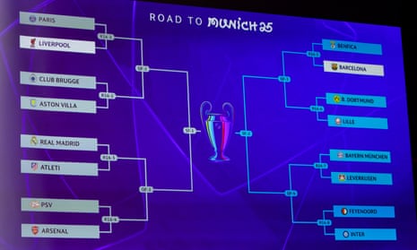 Champions League draw LIVE: Liverpool, Arsenal, Chelsea and rivals learn opponents