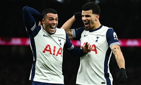 Dominic Solanke reacts to Pedro Porro's 'overwhelmed' message away from Tottenham