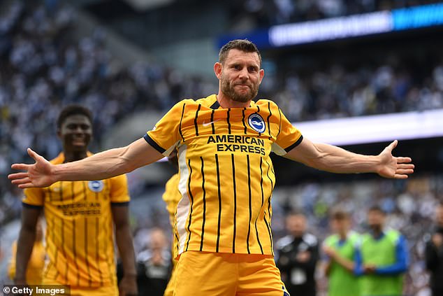 James Milner pays heartfelt tribute to Diogo Jota after scoring for Brighton vs Man City